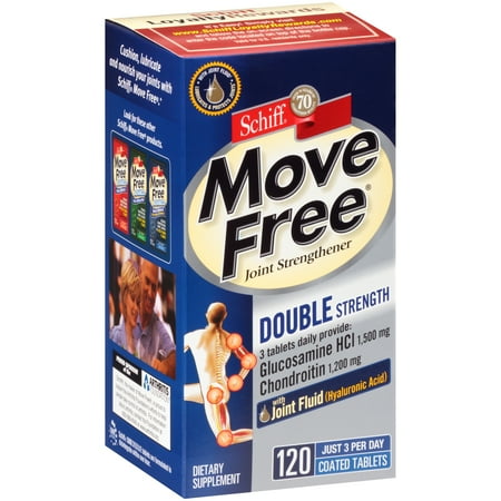 Glucosamine Chondroitin 240 Tabs - Schiff® Move Free® Joint Strengthener 120 Coated Tabs. Box