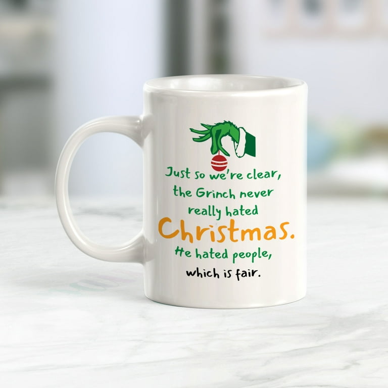 Coffee creamer never tasted so good with the grinch on it
