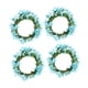 thumbnail image 3 of 4 anillos para velas, portavelas de pilar, guirnalda de bayas, anillo de vela, corona de velas pequeña para el día de San Valentín y Acción de Gracias Azul, 3 of 8