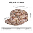 thumbnail image 6 of Balery Baseball Cap Flat Bill Hats for Men Adjustable Size for Running Workouts and Outdoor Activities All Seasons Dad Hat(Colorful Seashells ), 6 of 9