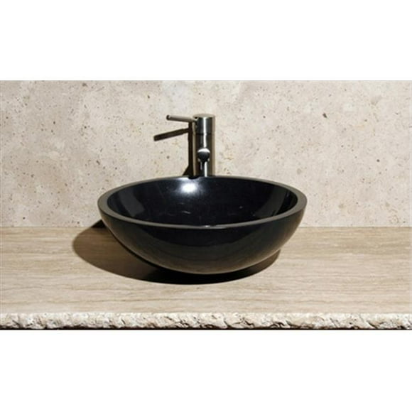 Allstone V-Vr166-Bgrap Navire, Granit Noir Poli