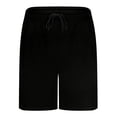 thumbnail image 3 of Mens Vestido Pantalones Doble Capa Elástica Cintura Luz Fuga para Secar Pantalones de Baño de Moda para Hombres, 3 of 8