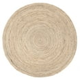 thumbnail image 4 of nuLOOM Alanis Farmhouse Jute Area Rug, 5' x 8', Oval, Alanis Natural, 4 of 5