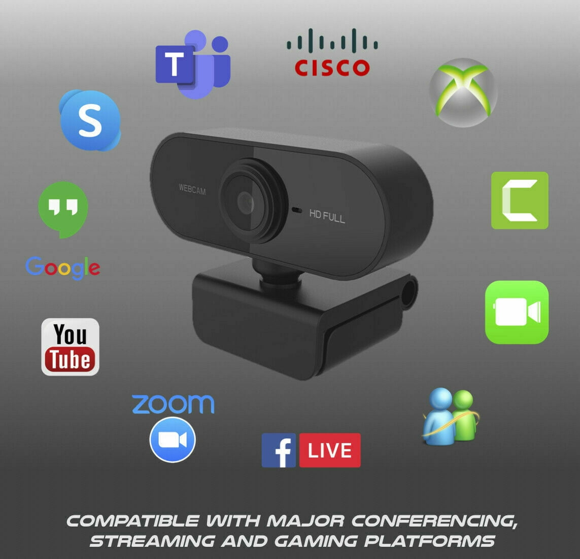 1080P HD Streaming USB Computer Webcam for PC Video Conferencing/Calling/Gaming Webcam with Microphone Skype/YouTube/Zoom/Facetime115 Laptop/Desktop Mac 1080P HD Streaming USB Computer Webcam for PC Video Conferencing/Calling/Gaming Webcam with Microphone Skype/YouTube/Zoom/Facetime115 Laptop/Desktop Mac