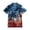 Red, variant on Men's USA 250th Anniversary Patriotic Stars Polo Shirt American Flag Style Casual Short Sleeve America 250 Merchandise