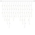 thumbnail image 1 of Vickerman 70 Warm White Wide Angle LED Icicle Light on White Wire 9' Christmas Light Strand -X6W3301CSA, 1 of 3