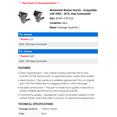 thumbnail image 2 of Windshield Washer Nozzle - Compatible with 2006 - 2010 Jeep Commander 2007 2008 2009, 2 of 2