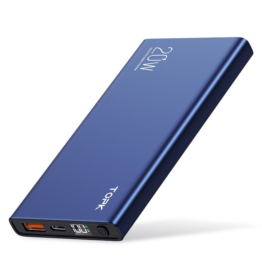 TOPK 10000mAh Power Bank Portable Charger 20W PD QC3.0 Fast Charging