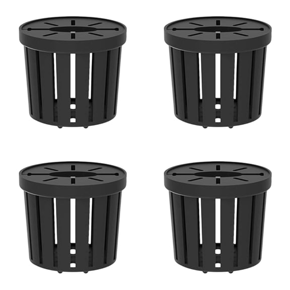 4 Pack Aquarium Holder Fish Tank Pots Anti-Floating Aquarium Weights Aqua Soil Container for Live Freshwater Substrate Tabs Fertilizer Stratum