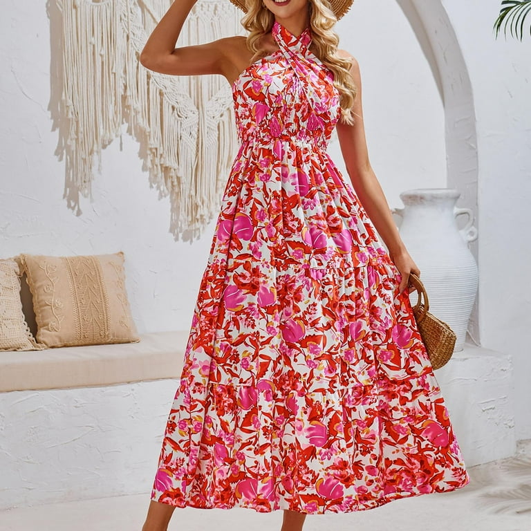 slim fit dress slacks Endless Rose Crossed Halter Neck Tiered Maxi Dress - Kelly Green main image 0
