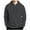 Dark Gray, variant on Zylanna Men's Hooded Sweatshirts with Pockets, Solid Color Casual Half-Zip Soft & Warm Sport Hoodies Pullover for Men Black