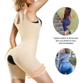 thumbnail image 3 of Eleady Women Shapewear Bodysuit for Tummy Control Fajas Full Body shaper Thigh Slimmer High Waist Trainer Butt Lifter Shorts(Beige Large), 3 of 8