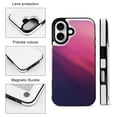 thumbnail image 6 of Compatible with iPhone 11 12 13 mini 14 15 16 Pro Max Plus Wallet Case with Card Holder, PU Leather Kickstand Card Slots Case ( Gradient Fade, iPhone 16 Plus), 6 of 7
