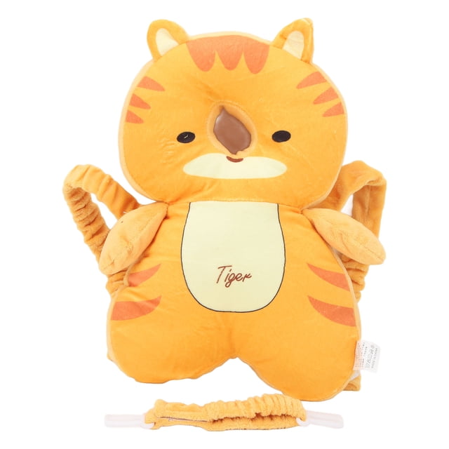 Mochila protectora para la cabeza de bebé, con forma de dibujos animados, cojín protector para la espalda para caminar y gatear, tipo D