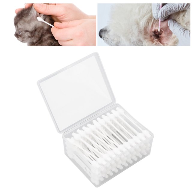 Hisopos De Algodón Puntiagudos, 55 Hisopos De Algodón Con Puntas Puntiagudas Para Limpieza De Maquillaje Para Perros
