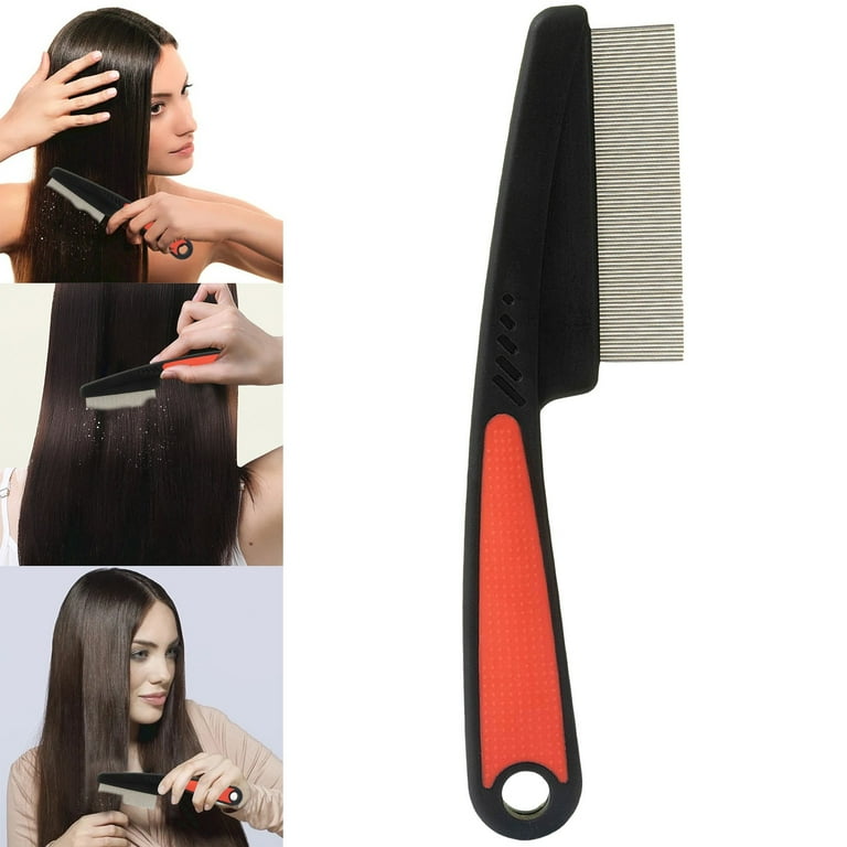 Dandruff Comb Stainless Steel Fine Tooth Dandruff Remover