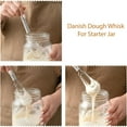 thumbnail image 4 of Danish Dough Whisk for Sourdoug Starter, Stainless Steel Dough Whisk, 11.81 inch Sourdough Stirrer, Bread Whisk for Cooking, Sourdough, Pizza,Pastry Baking, Easy to Clean, 4 of 5