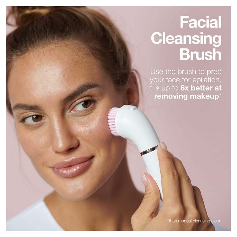 Braun Silk-épil 9 Wet and Dry Epilator with Bonus Facial Cleansing Bru