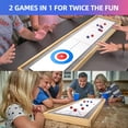 thumbnail image 4 of GSE Games & Sports Expert 2-in-1 Shuffleboard & Curling Tabletop Game, 4 of 7