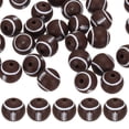 thumbnail image 1 of 35-Pack Cuentas de Balón Deportivo 12mm Marrón Redondas Sueltas de Goma Rugby para Manualidades/ Pulsera/ Collar, 1 of 7