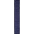 thumbnail image 1 of Unique Loom Solo Collection Solid Plush Kids Runner Rug, 2' 2" x 13', Navy Blue, 1 of 2