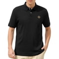 thumbnail image 2 of DayScoop Mens Big & Tall T-Shirt Summer T Shirt Short Sleeve Solid Color Fashion Casual Collared Button Down Embroidered Loose Oversize Tops, 2 of 6