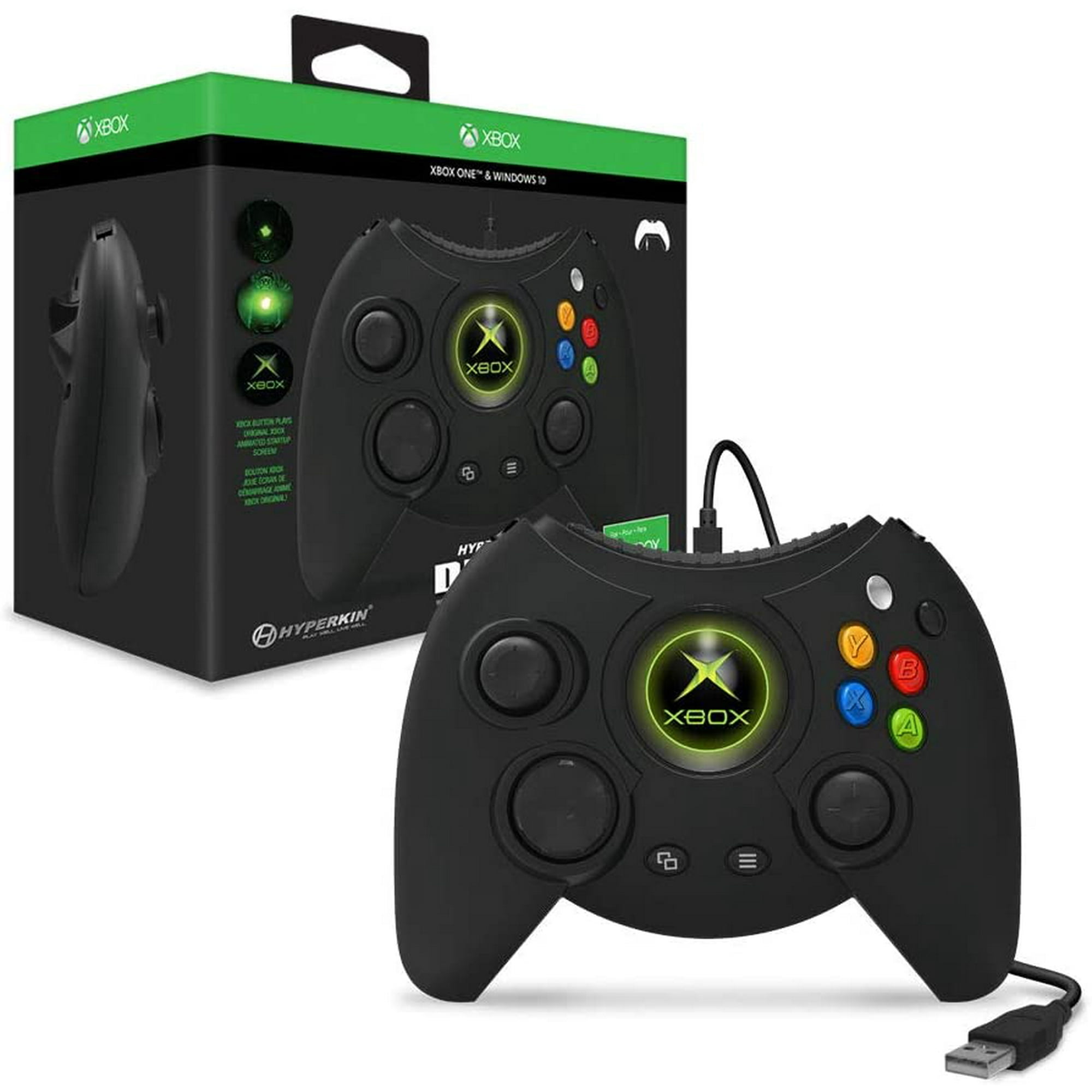 Duke Wired Controller For Xbox One Windows 10 Pc Black Walmart Canada