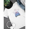 thumbnail image 3 of Happy 4Th Of July Fireworks T-Shirt Juniors -Image by Shutterstock,  x-Small, 3 of 4