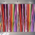 thumbnail image 5 of 3-Piece Tie-Dye Tinsel Set for Vibrant Birthday, Wedding, Party Decor Rainbow Fringe Curtains, 5 of 6