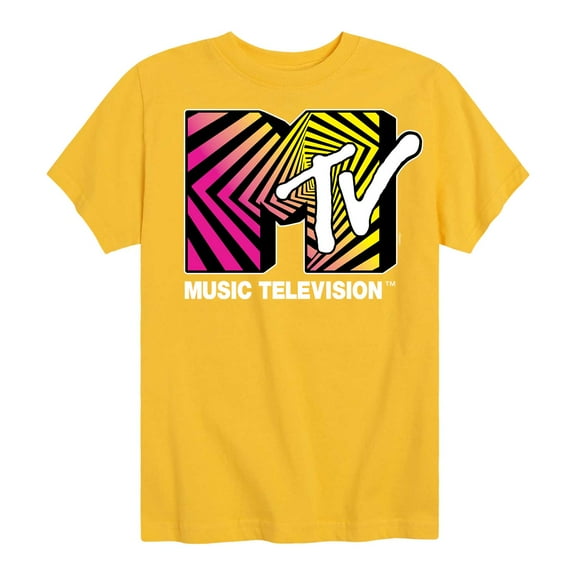 MTV Logo - Optical 80S - Toddler And Youth Short Sleeve Graphic T-Shirt