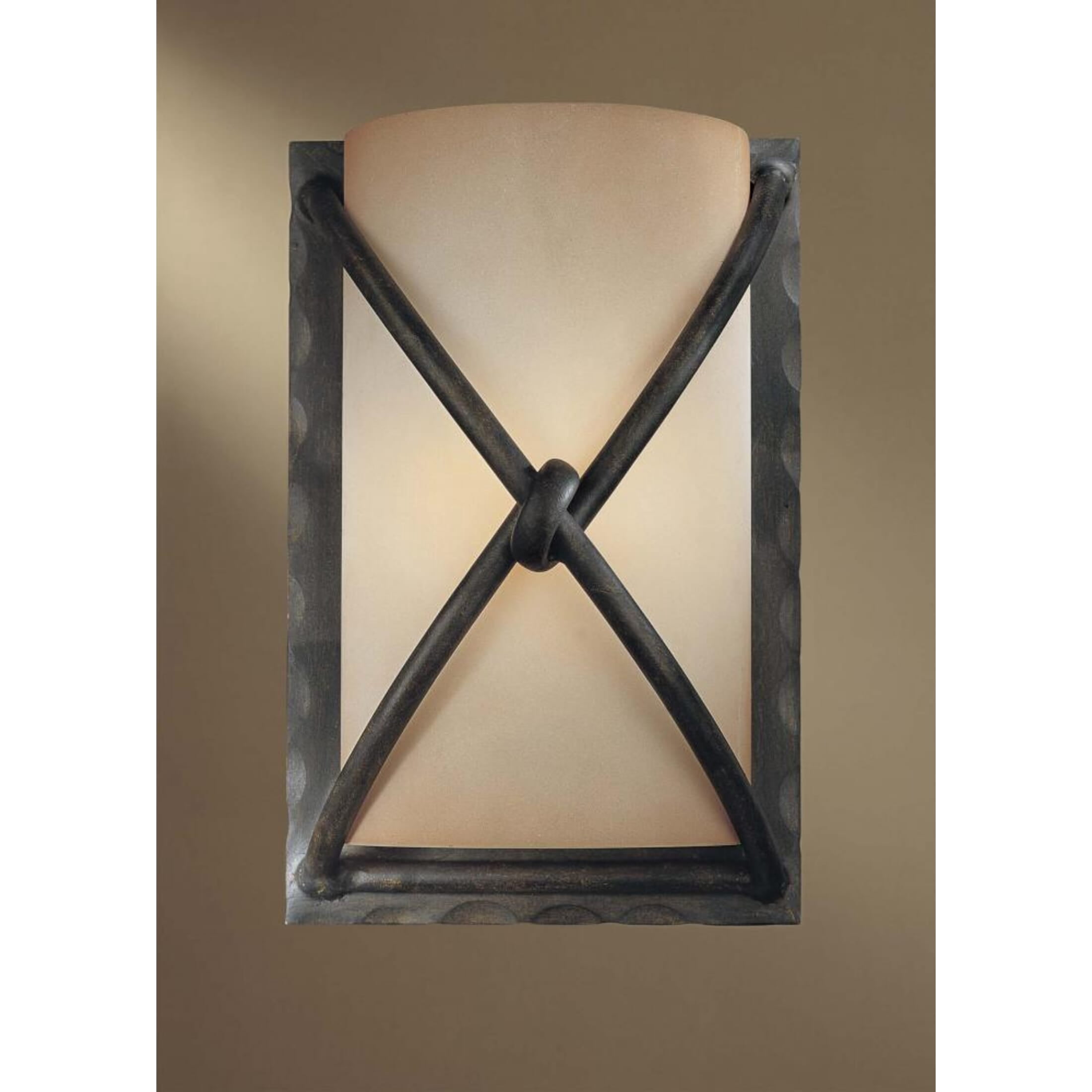 Minka Lavery 1974-1-138 Aspen II 1 Light Wall Sconce in Bronze
