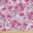 thumbnail image 1 of Floral Sofa Upholstery Fabric by the Yard, Graphical Designed Pinkish Orchid Flowers Twigs Shadowy Monochromatic Composition, Decorative Fabric for DIY and Home Accents, Blush Pink by Ambesonne, 1 of 5