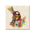 thumbnail image 1 of Jefe indio plumas coloridas pintura al óleo indios lienzo pared arte cartel sin marco hombre dibujo al óleo imagen Yuarrent JJ11733-01, 1 of 5
