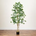 thumbnail image 4 of Nearly Natural Potted Black Olive Artificial Tree - 6' - Green, 4 of 8