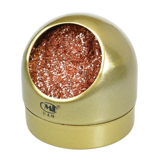 Bola limpiadora de punta de hierro para soldadura CMT, bolas de alambre de limpieza doradas Ehuebsd Para estrenar