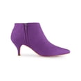 thumbnail image 3 of Unique Bargains Women's Pointed Toe Kitten Heel Ankle Boots, 3 of 7