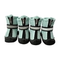 thumbnail image 2 of 4 Pcs Waterproof Dog Shoes with Reflective Straps, Breathable Non-Slip Boots for Large Dogs, Paw Protection for Daily Walking, 2 of 6