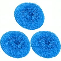 ACDANC 3 PC Plastic Dish Scrubbers for Dishes,Plastic Pot Round Scrubber,Scouring Pad Nylon Dish Scrubber,Mesh Scouring Dish Pads Non-Scratch Scrubbers