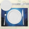 thumbnail image 3 of Ambesonne Shark Place Mats Set of 4, Fishes Circling in Ocean, Standard Size, Royal Blue, 3 of 6
