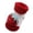 Red, variant on GobdXE Unisex Baby Crew Socks 3D Plush Panda Thick Fleece Contrast Turn Over Cuff Warm Cotton Ankle Socks Size:One Size