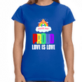 thumbnail image 2 of Proud LGBT Love is Love Lesbian Gay LGBT Rainbow Gay Pride Shirts for Women, 2 of 8