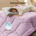 thumbnail image 2 of All Season Down Alternative Comforter, 100% Polyester, Box Stitch Duvet Insert, Corner Tabs, Multiple Sizes Bedding Comforter, 2 of 7