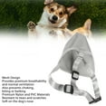 thumbnail image 3 of Dog Muzzle, Adjustable Breathable Mesh Soft Pet Mesh Muzzle For Outdoor Training Gray, 3 of 8