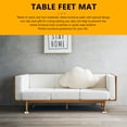 thumbnail image 3 of 10 Pcs Nonslip Plastic Furniture Feet Pads for Chair Legs, Table, Desk, Audio Equipment with Felt Bottom, 3 of 6