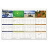 At-A-Glance PA133 Seasons in Bloom Erasable/Reversible Quarterly Yearly Wall Calendar 24 x 36