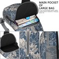 thumbnail image 4 of Floral Crossbody Sling Backpack for Womens Causal Sling Bag with Adjustable Shoulder Straps for Travel Hiking Chest Bag Daypack Anti-theft Purse, 4 of 6