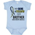 thumbnail image 3 of Inktastic I Wear Blue and Yellow for my Brother- Down Syndrome awareness Boys or Girls Baby Bodysuit, 3 of 5