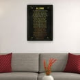thumbnail image 3 of Alone Poem Wall Decor Edgar Allan Poe Quote Wall Art Poetry Poster Decorations Artwork Canvas Paintings for Bathroom Contemporary Prints Canvas Framed 16×24 in, 3 of 5