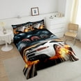 thumbnail image 4 of Erosebridal Teens Racing Car Comforter Sets Queen Size,Extreme Sports Bedding Queen Comforter Set,Fast Car Decor,Reversible,Ultra Soft,3-Piece, 4 of 8