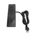 thumbnail image 1 of Cargador de Regleta empotrable 2 Salidas de Ca Pd 20 W USB C 18 W USB A 15 W Regleta de Alimentación de Montaje Empotado Para Múbles Con Cable de Alimentació de 1,5 M, 1 of 7